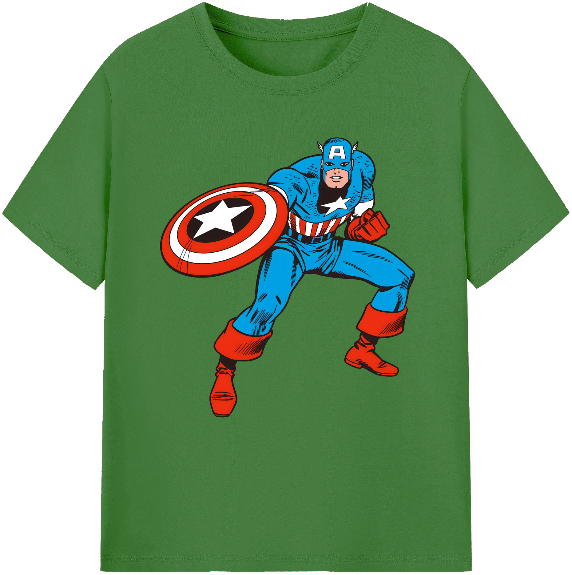 （画像用） アベンジャーズ The Avengers レディースカジュアルプリントTシャツ（綿100％）